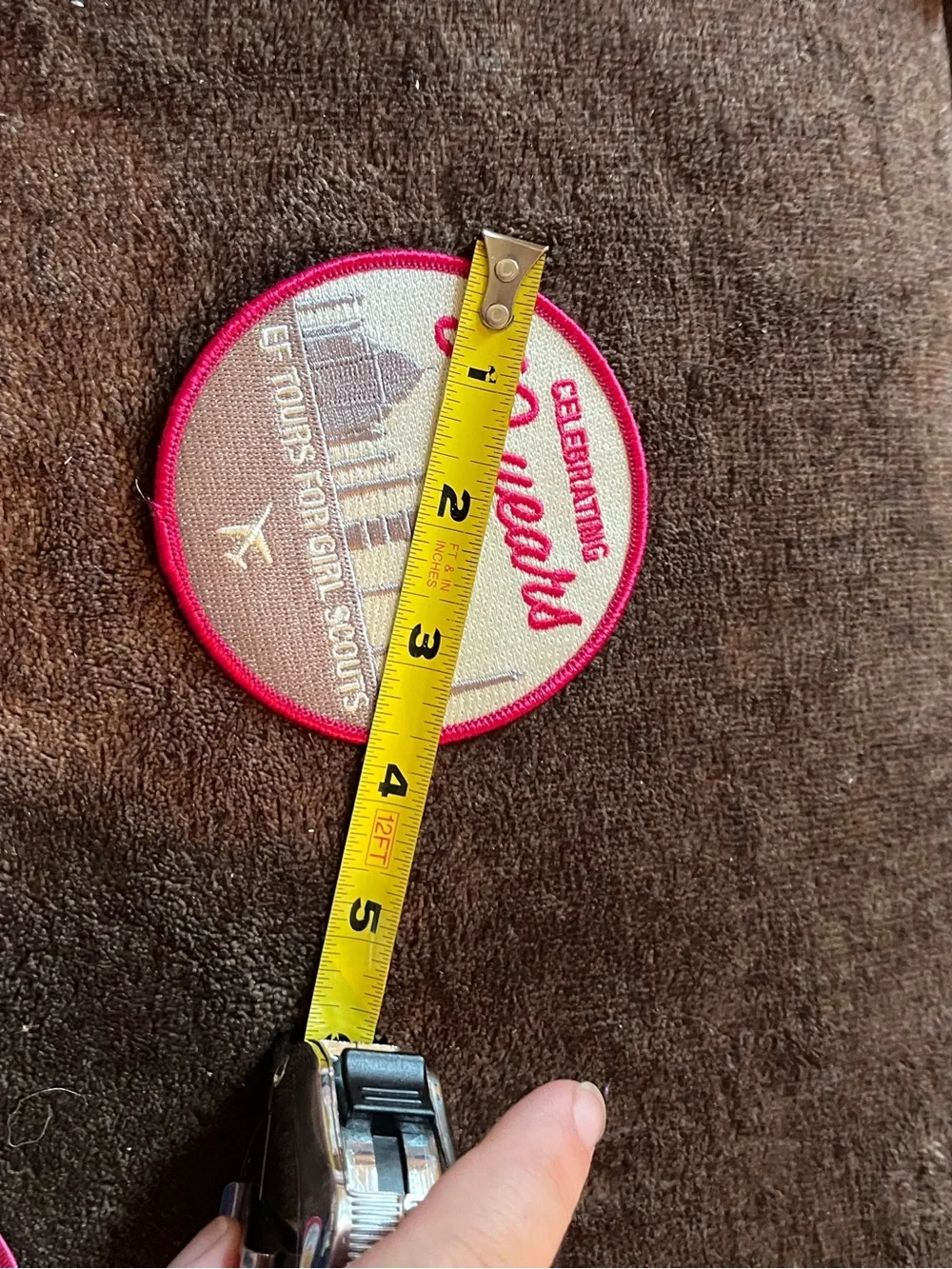 EF Tours for Girl Scouts 50th Anniversary Patch